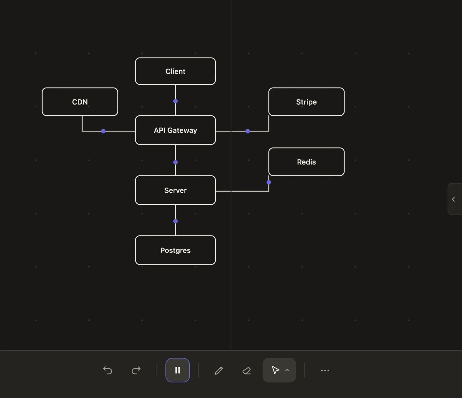 DrawLapse unfolded fold layout, resting, with five controls